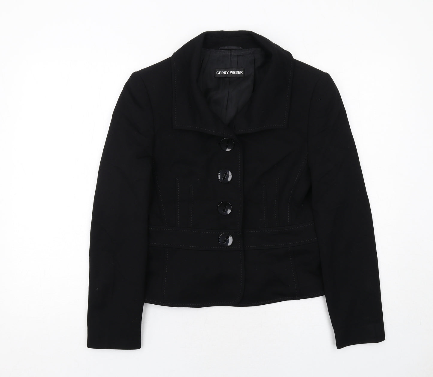 Gerry Weber Womens Black Jacket Size 10 Button