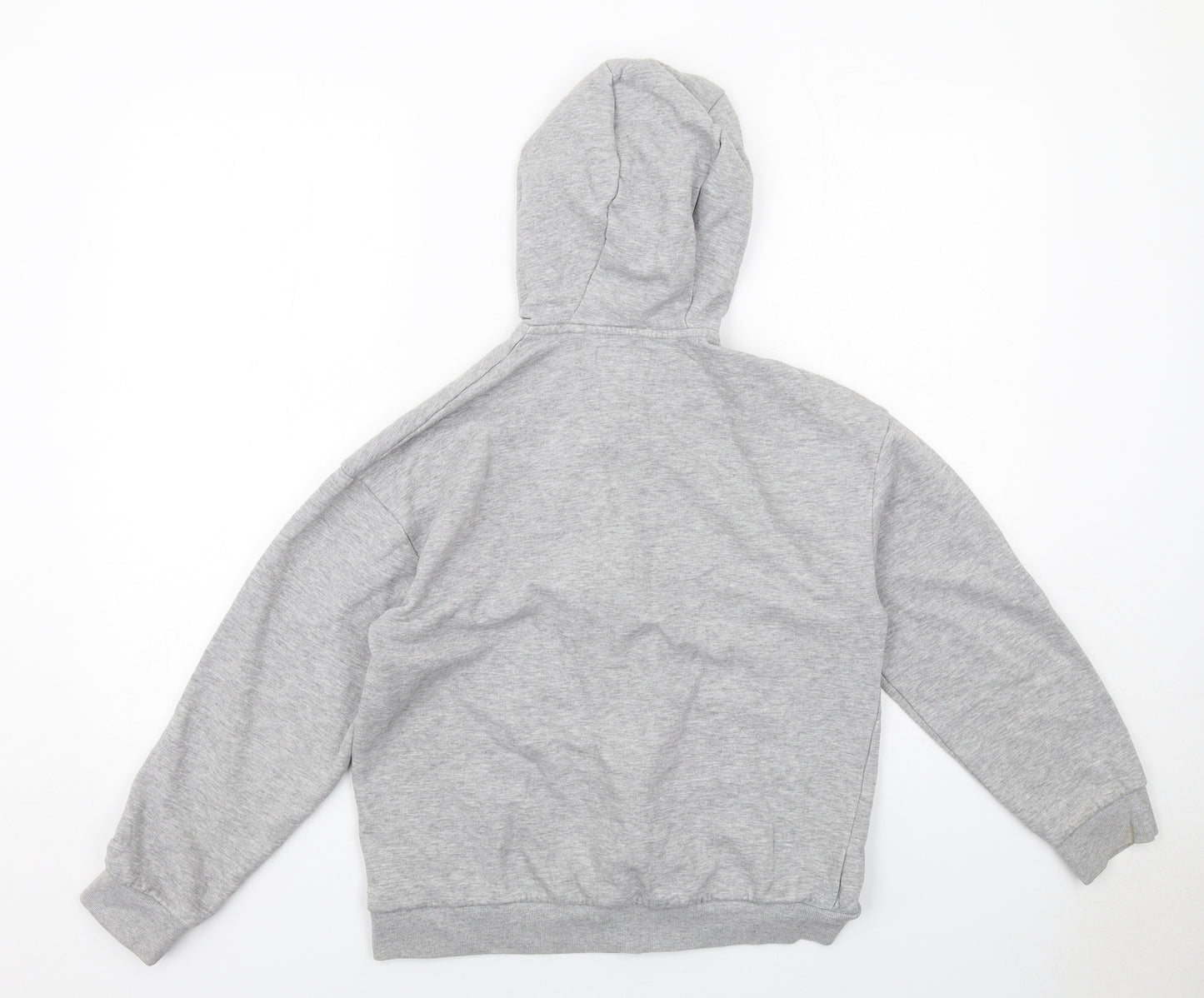 NEXT Boys Grey Cotton Full Zip Hoodie Size 14 Years Zip