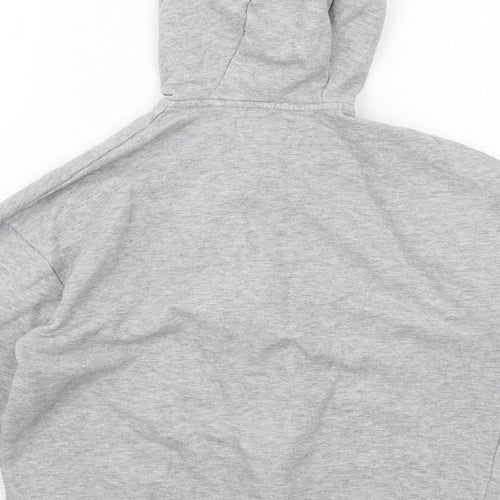 NEXT Boys Grey Cotton Full Zip Hoodie Size 14 Years Zip