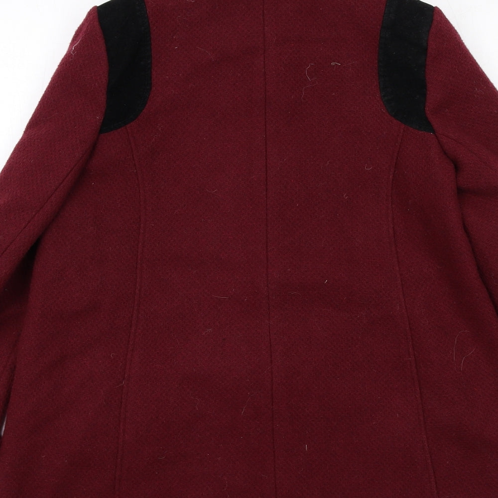 Kimchi Blue Womens Red Jacket Size S Button