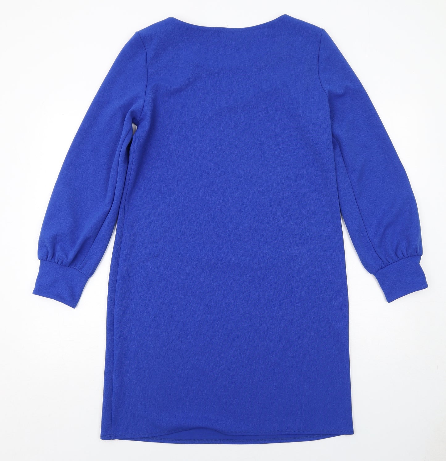 Wallis Womens Blue Polyester A-Line Size 12 Round Neck Pullover