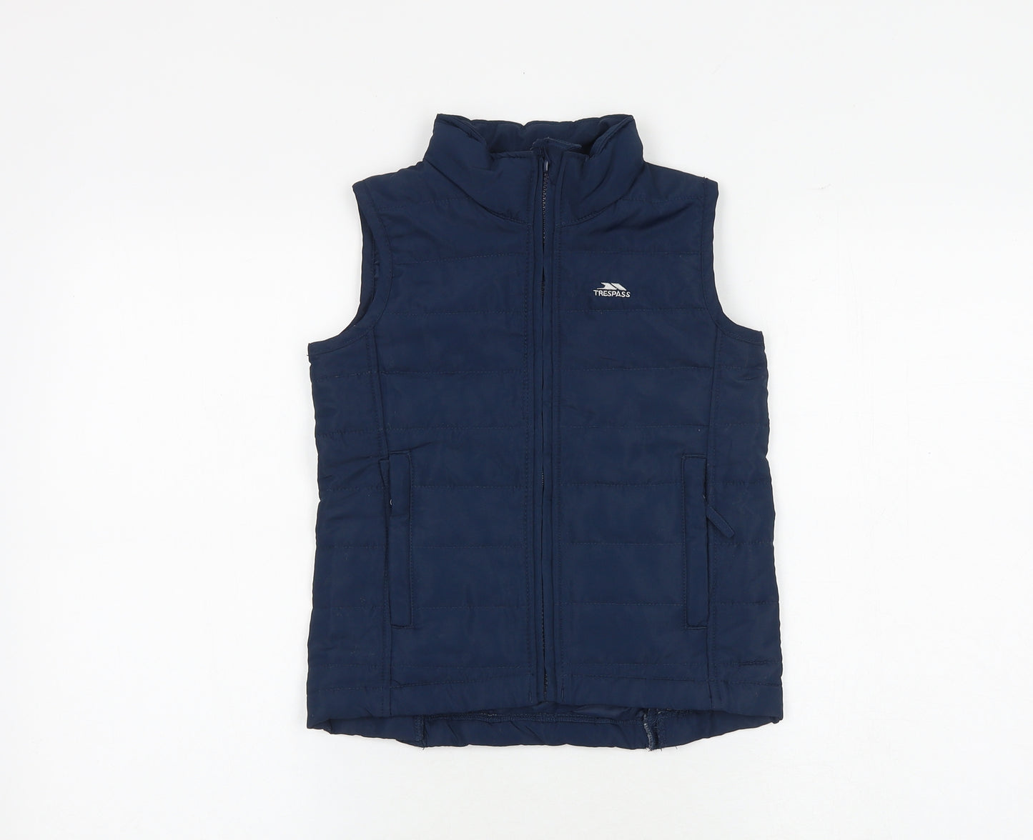 Trespass Boys Blue Gilet Jacket Size 5-6 Years Zip