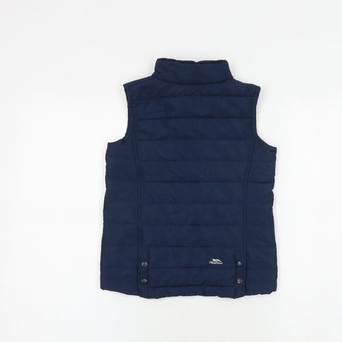 Trespass Boys Blue Gilet Jacket Size 5-6 Years Zip