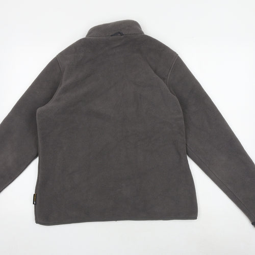 Jack Wolfskin Womens Grey Jacket Size 16 Zip