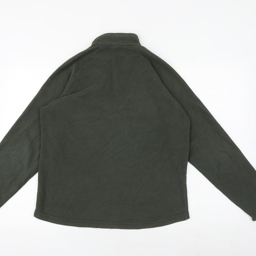 Quechua Womens Green Polyester Pullover Sweatshirt Size M Zip