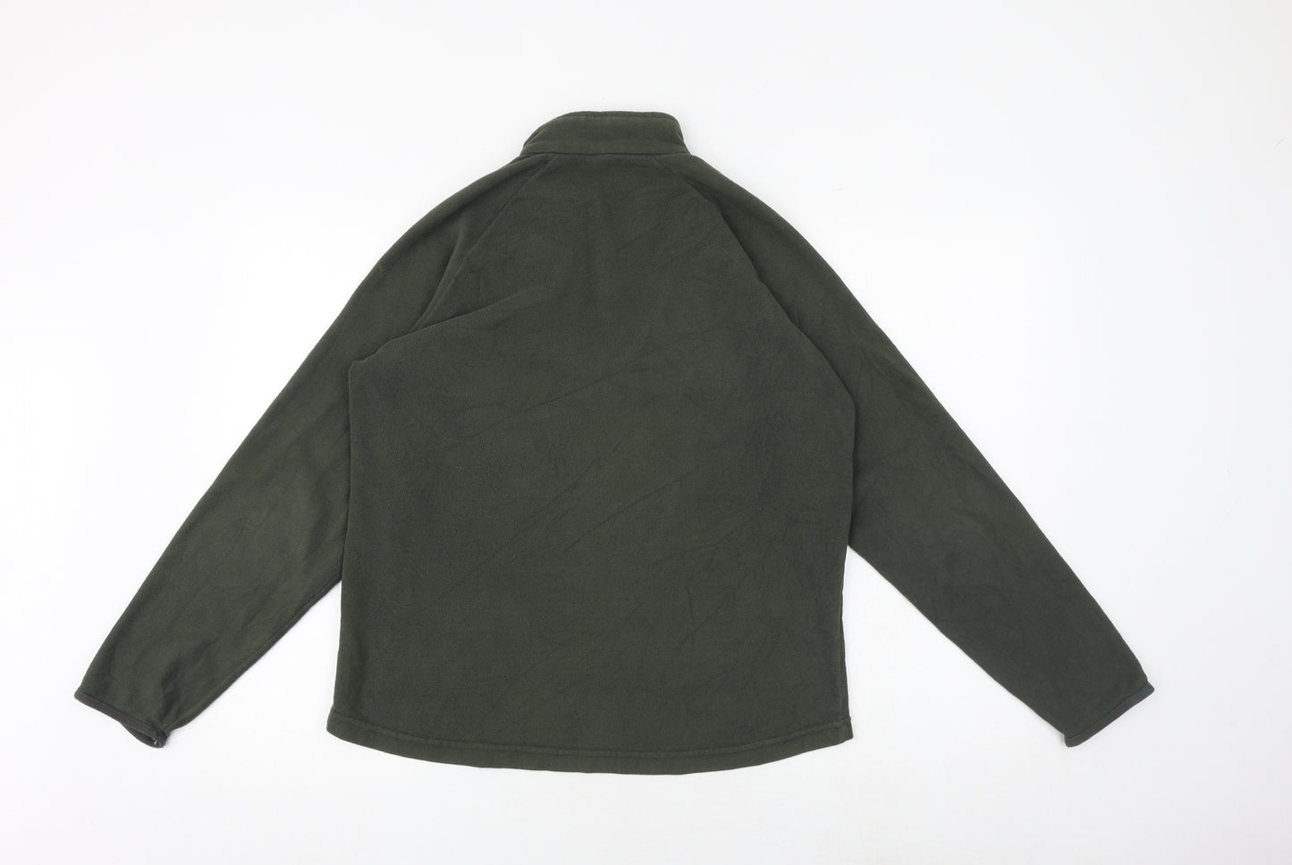 Quechua Womens Green Polyester Pullover Sweatshirt Size M Zip