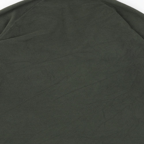 Quechua Womens Green Polyester Pullover Sweatshirt Size M Zip
