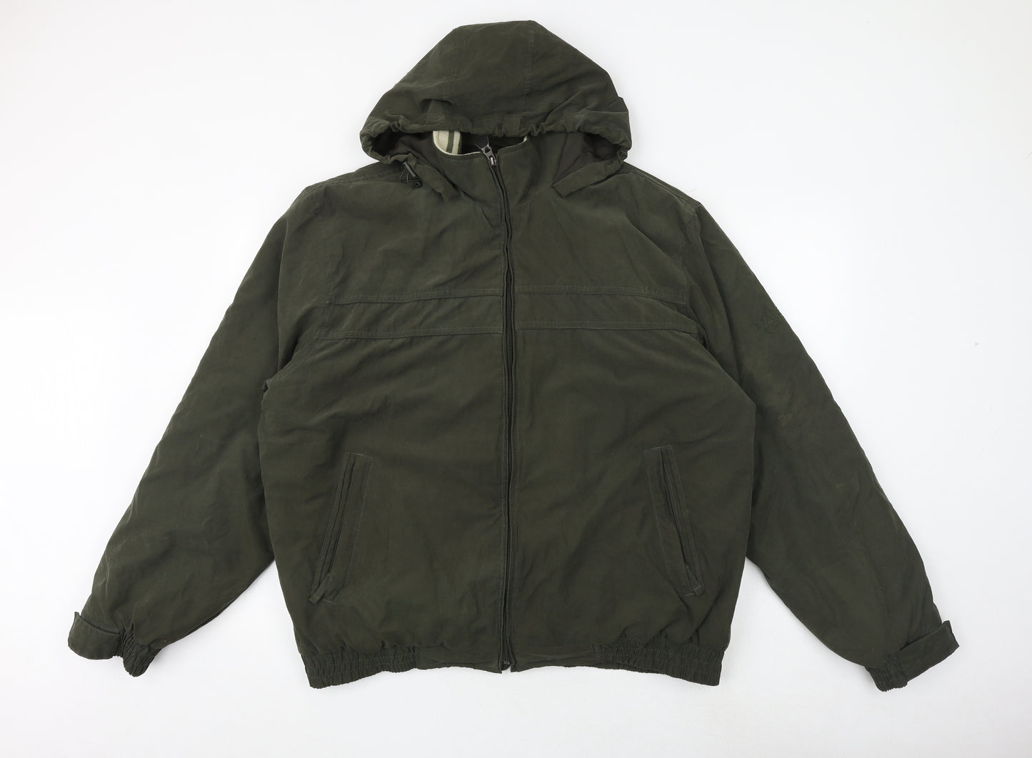 Maine New England Mens Green Jacket Size XL Zip