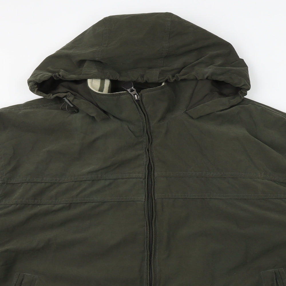 Maine New England Mens Green Jacket Size XL Zip