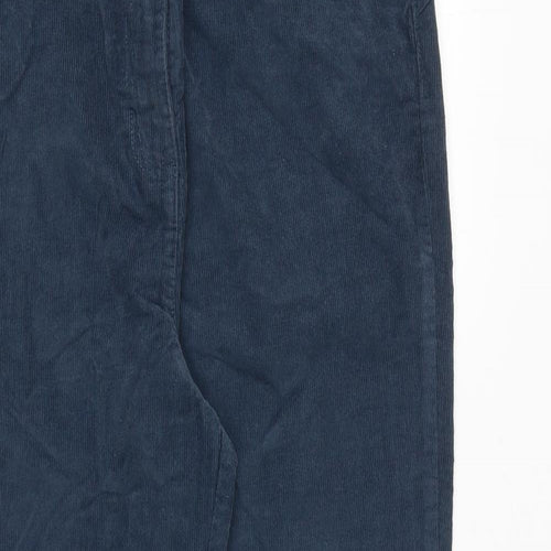 Cotton Traders Womens Green Cotton Trousers Size 16 Regular Zip
