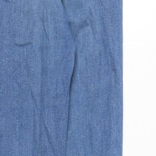 Topshop Womens Blue Cotton Skinny Jeans Size 26 in L30 in Regular Zip