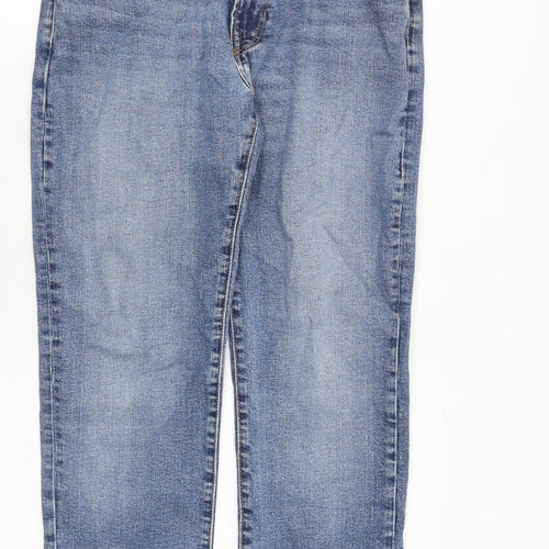 Gap Mens Blue Cotton Straight Jeans Size 32 in L30 in Regular Zip