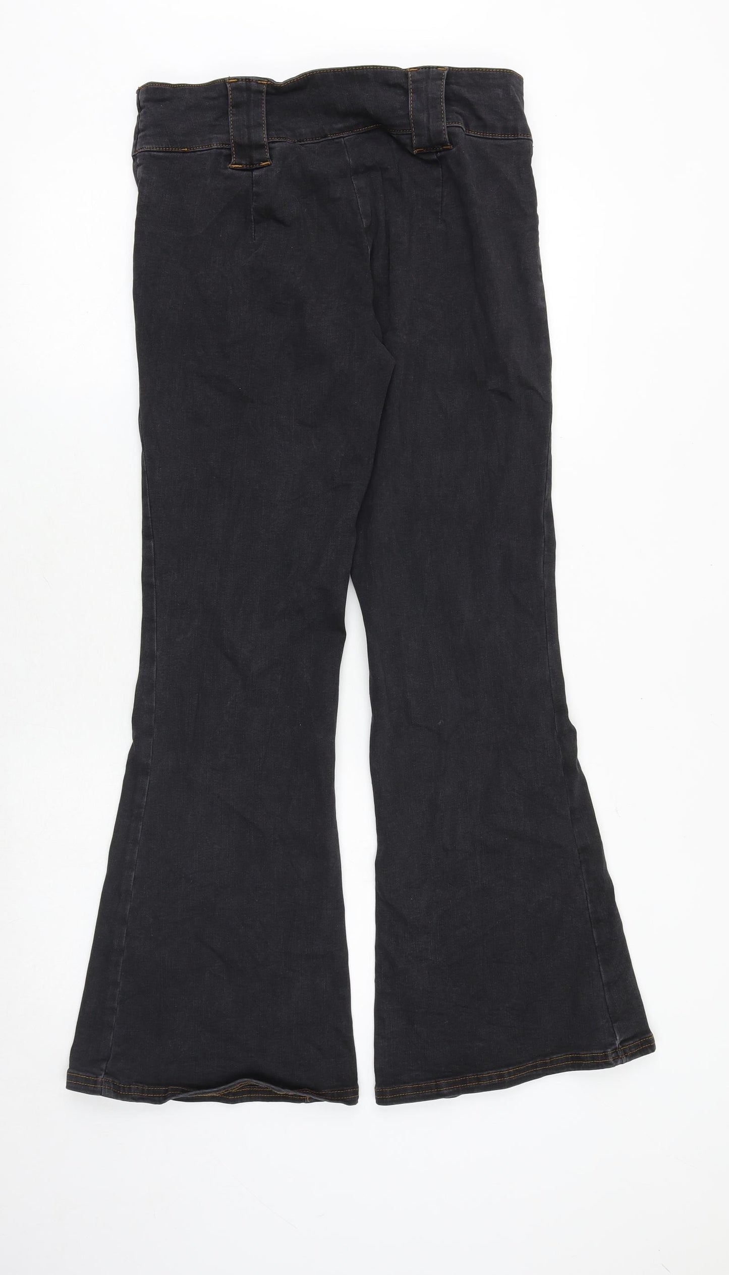 BDG Womens Black Cotton Flared Jeans Size 30 in L30 in Regular Zip