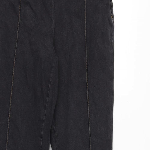 BDG Womens Black Cotton Flared Jeans Size 30 in L30 in Regular Zip