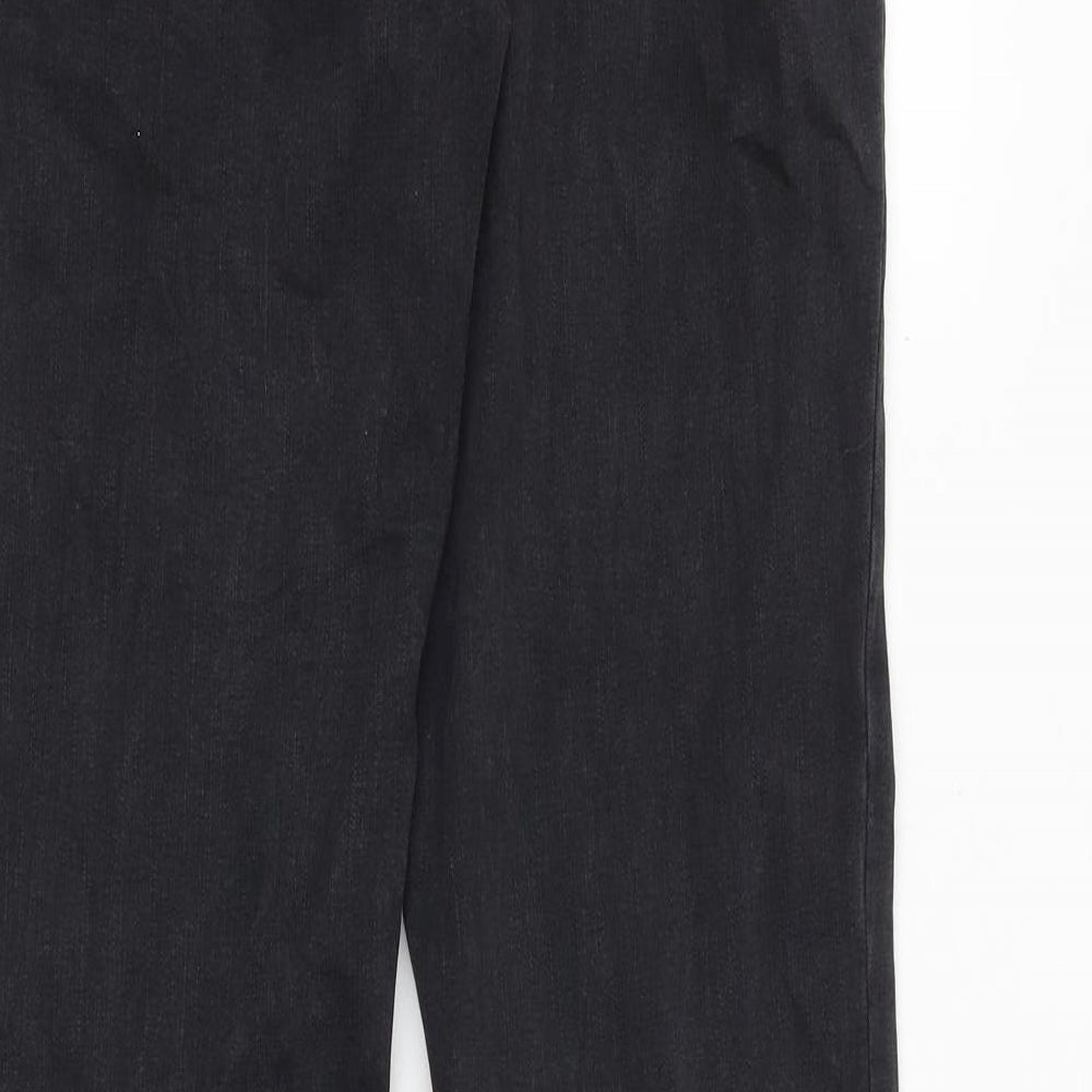 BDG Womens Black Cotton Flared Jeans Size 30 in L30 in Regular Zip