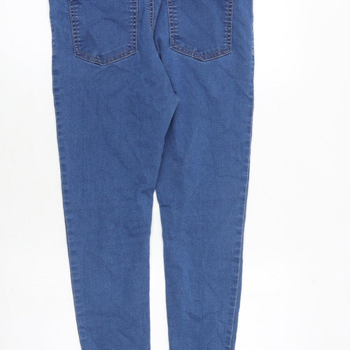 Marks and Spencer Womens Blue Cotton Jegging Jeans Size 12 Regular