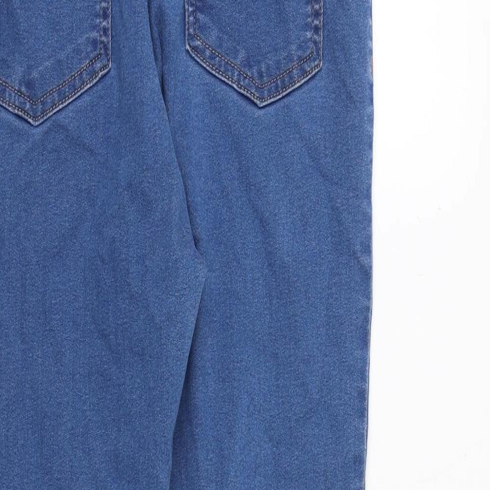 Marks and Spencer Womens Blue Cotton Jegging Jeans Size 12 Regular