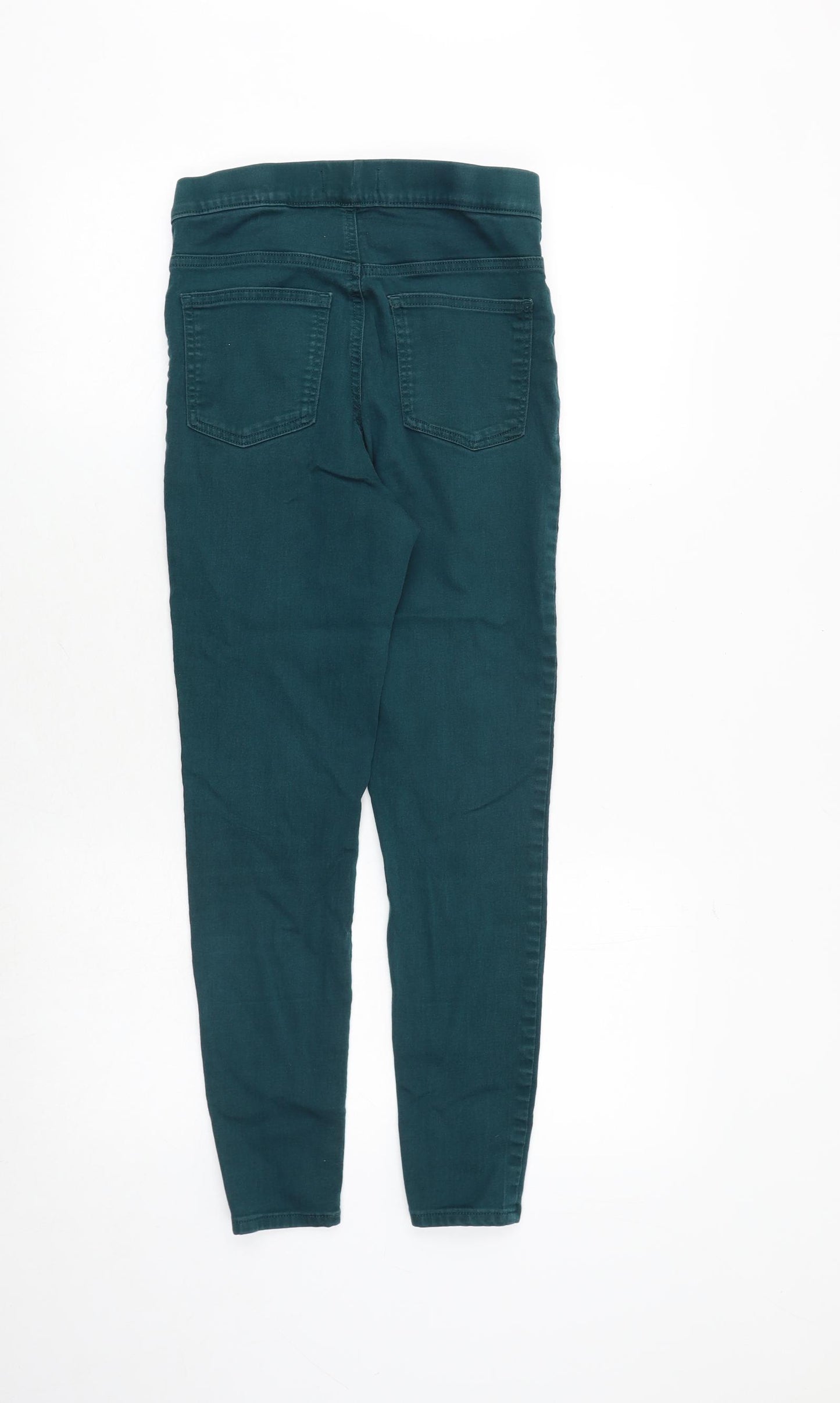Marks and Spencer Womens Green Cotton Jegging Jeans Size 10 Regular