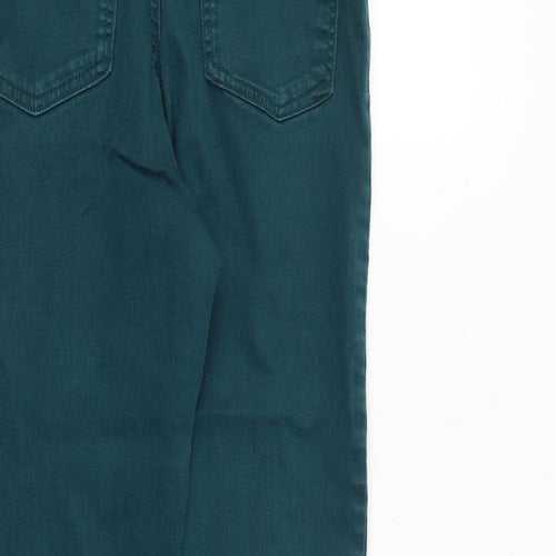 Marks and Spencer Womens Green Cotton Jegging Jeans Size 10 Regular