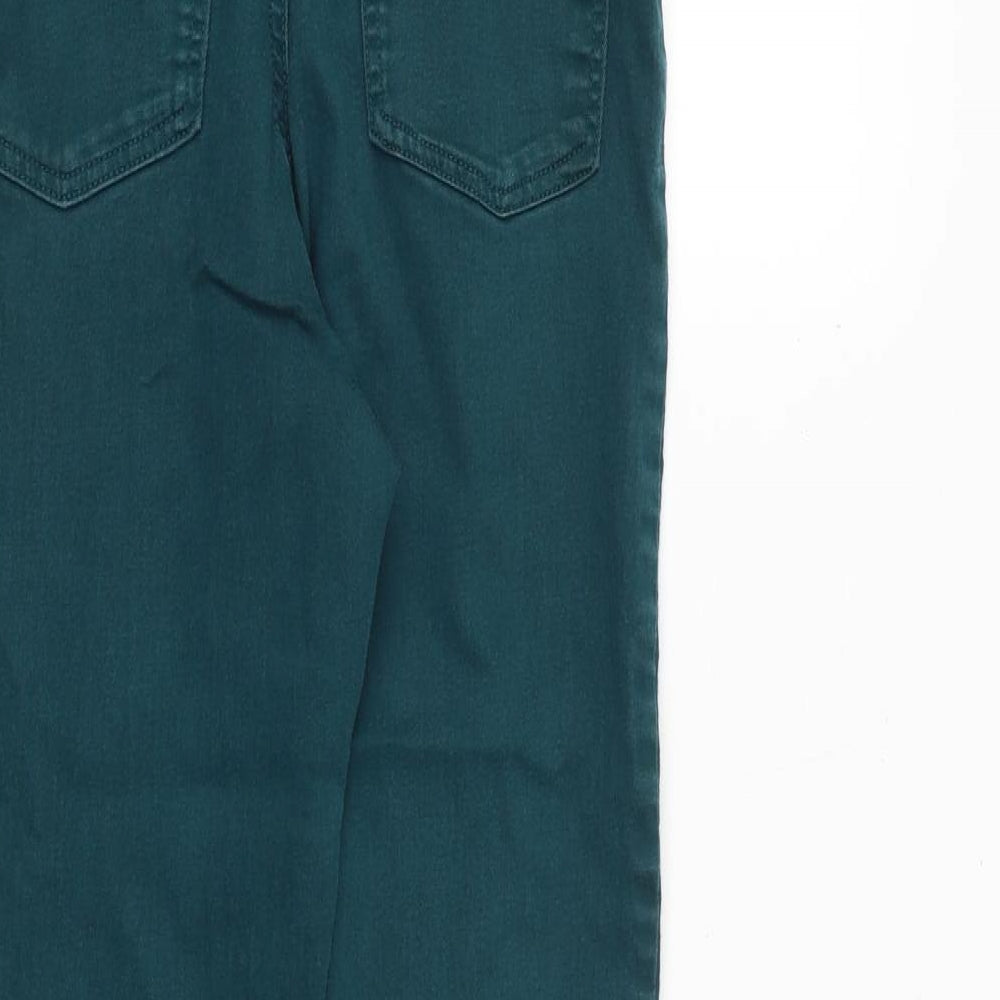 Marks and Spencer Womens Green Cotton Jegging Jeans Size 10 Regular