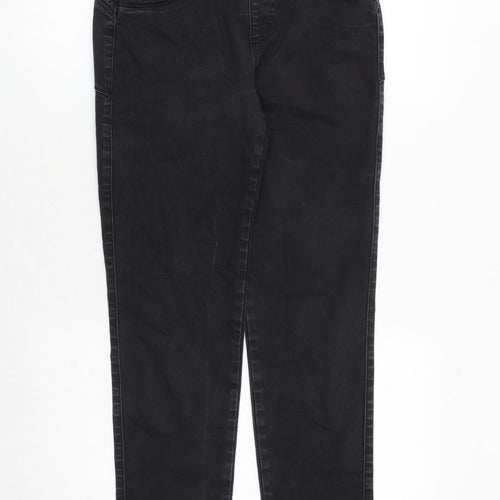 JD Williams Womens Black Cotton Skinny Jeans Size 12 Regular