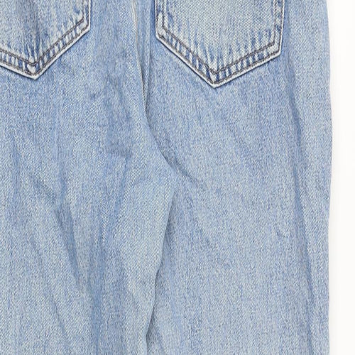Weekday Womens Blue Cotton Mom Jeans Size 32 in L28 in Regular Zip