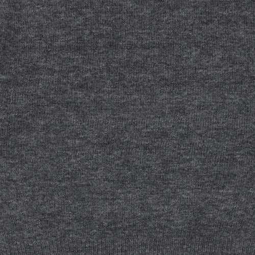 Marks and Spencer Womens Grey Round Neck Geometric Polyester Pullover Jumper Size XL - Stars