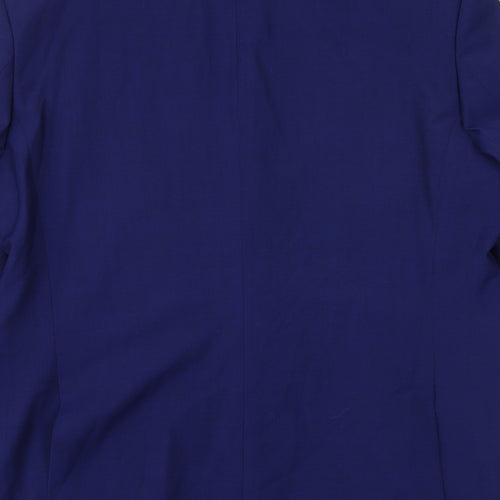Marks and Spencer Mens Blue Wool Jacket Suit Jacket Size 40 Regular