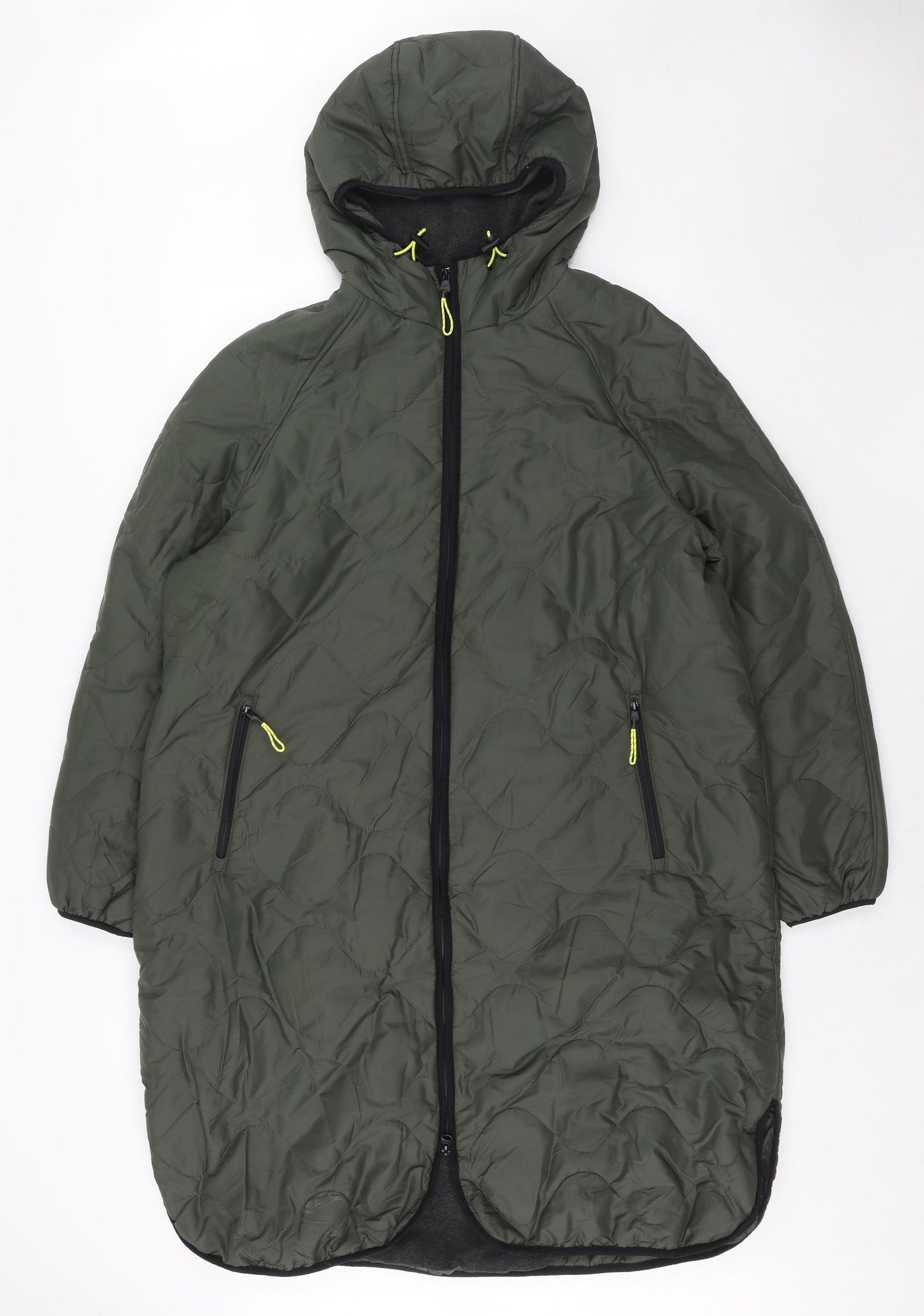 Goodmove Womens Green Quilted Coat Size 18 Zip