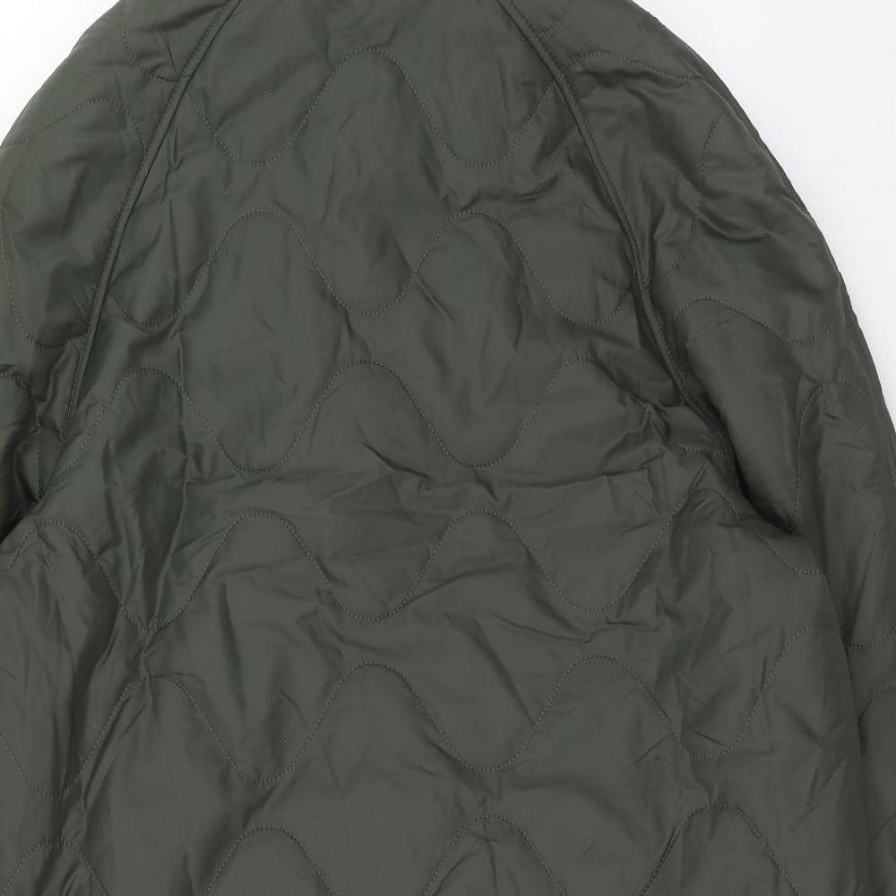 Goodmove Womens Green Quilted Coat Size 18 Zip