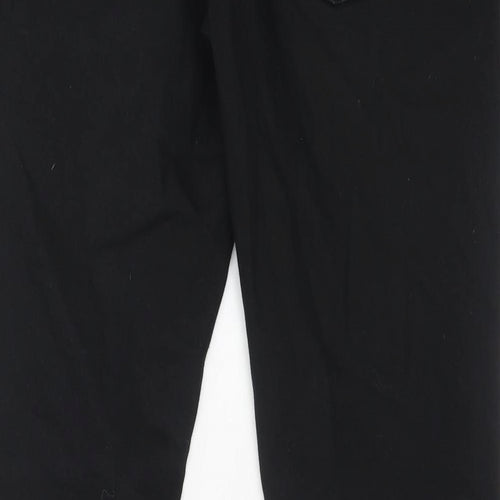 NEXT Mens Black Cotton Skinny Jeans Size 32 in L31 in Regular Zip