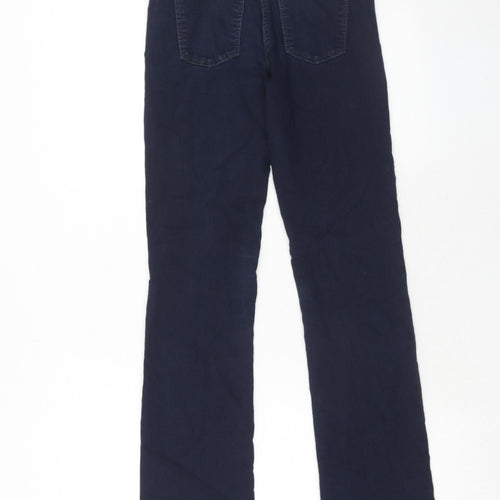 Mac Jeans Womens Blue Cotton Straight Jeans Size 24 in Regular Zip
