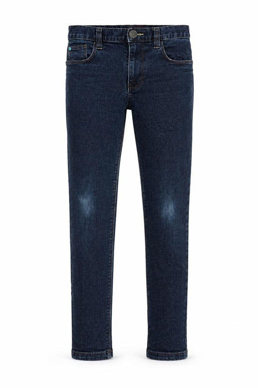 NEXT Boys Blue Cotton Skinny Jeans Size 11 Years Regular Zip