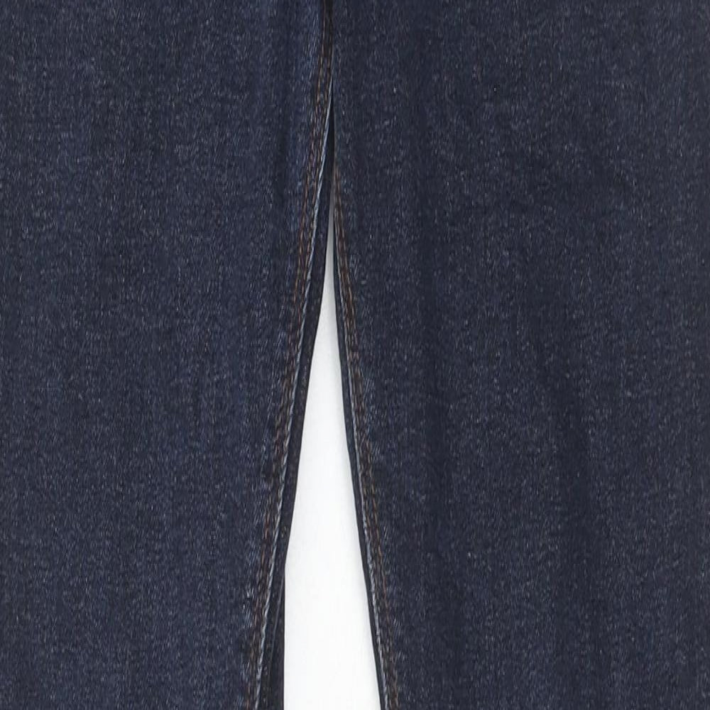 NEXT Boys Blue Cotton Skinny Jeans Size 11 Years Regular Zip