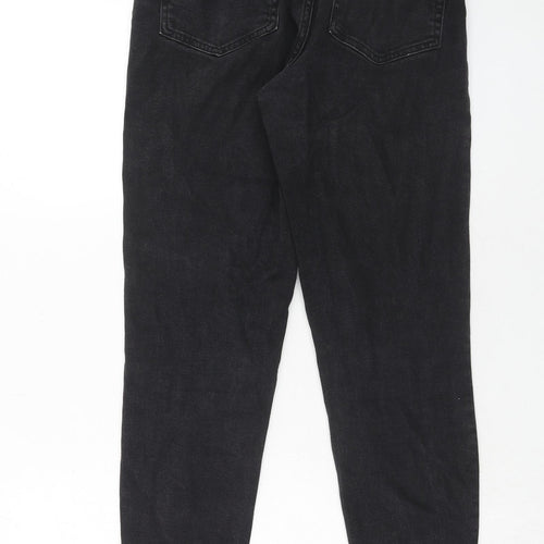 NA-KD Womens Black Polyester Skinny Jeans Size 8 Regular Zip