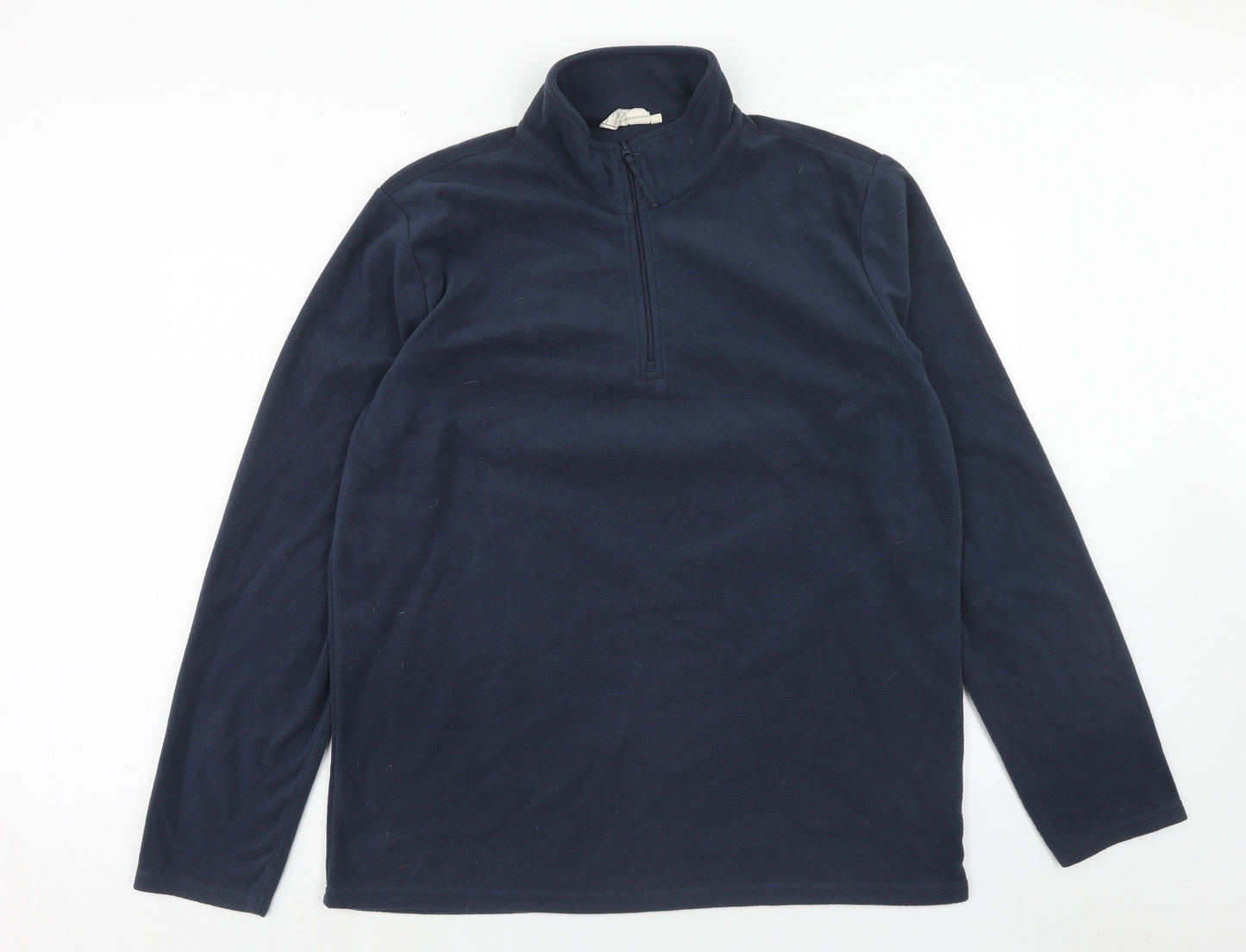 Mountain Warehouse Mens Blue Polyester Pullover Sweatshirt Size L