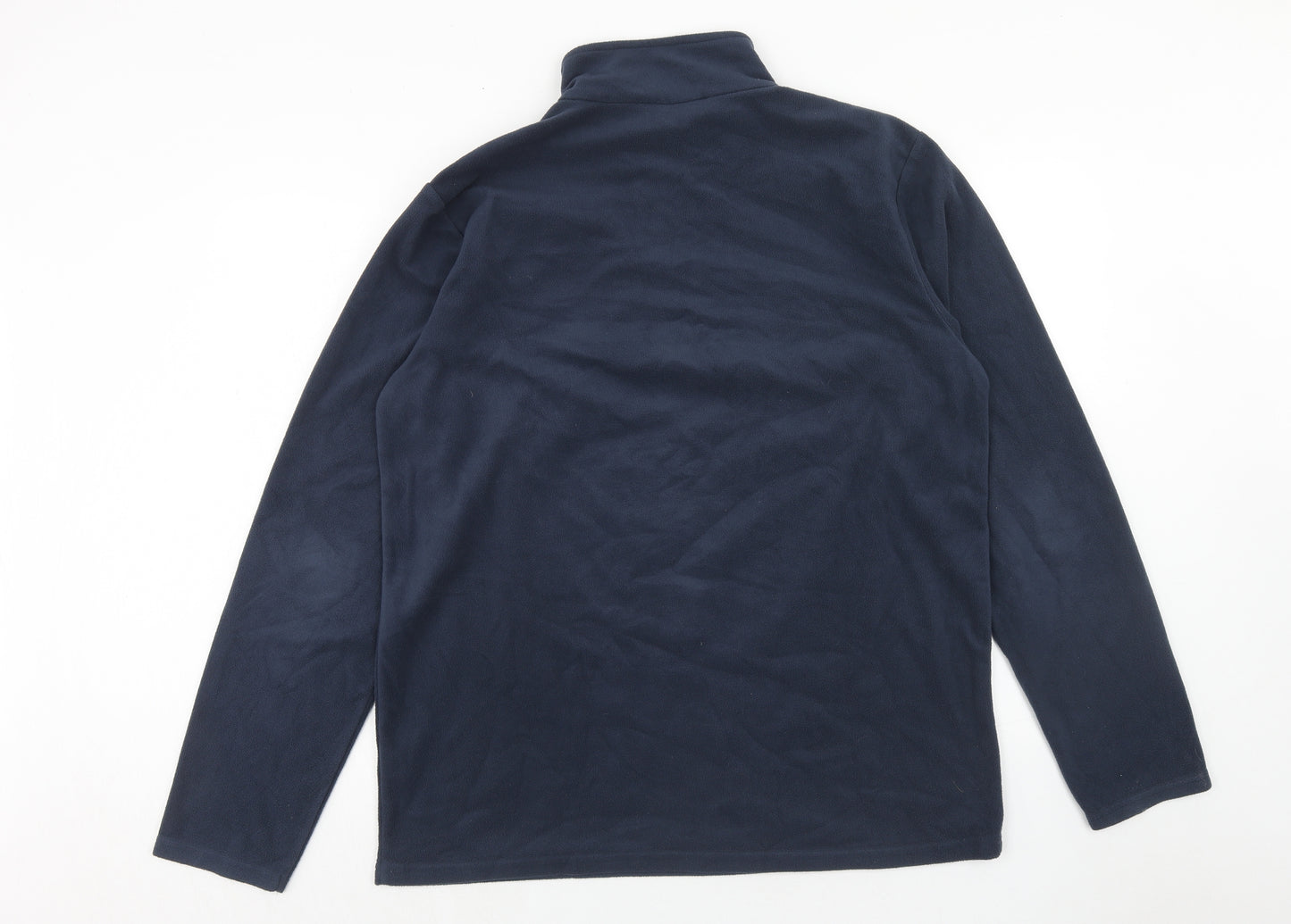 Mountain Warehouse Mens Blue Polyester Pullover Sweatshirt Size L