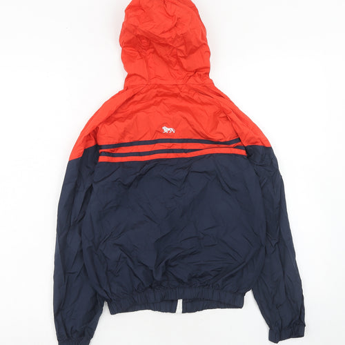 Lonsdale Boys Blue Colourblock Bomber Jacket Jacket Size 9-10 Years Zip