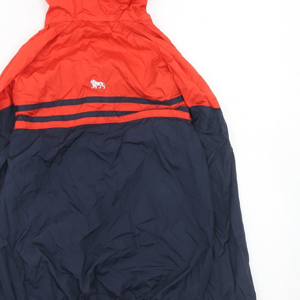 Lonsdale Boys Blue Colourblock Bomber Jacket Jacket Size 9-10 Years Zip