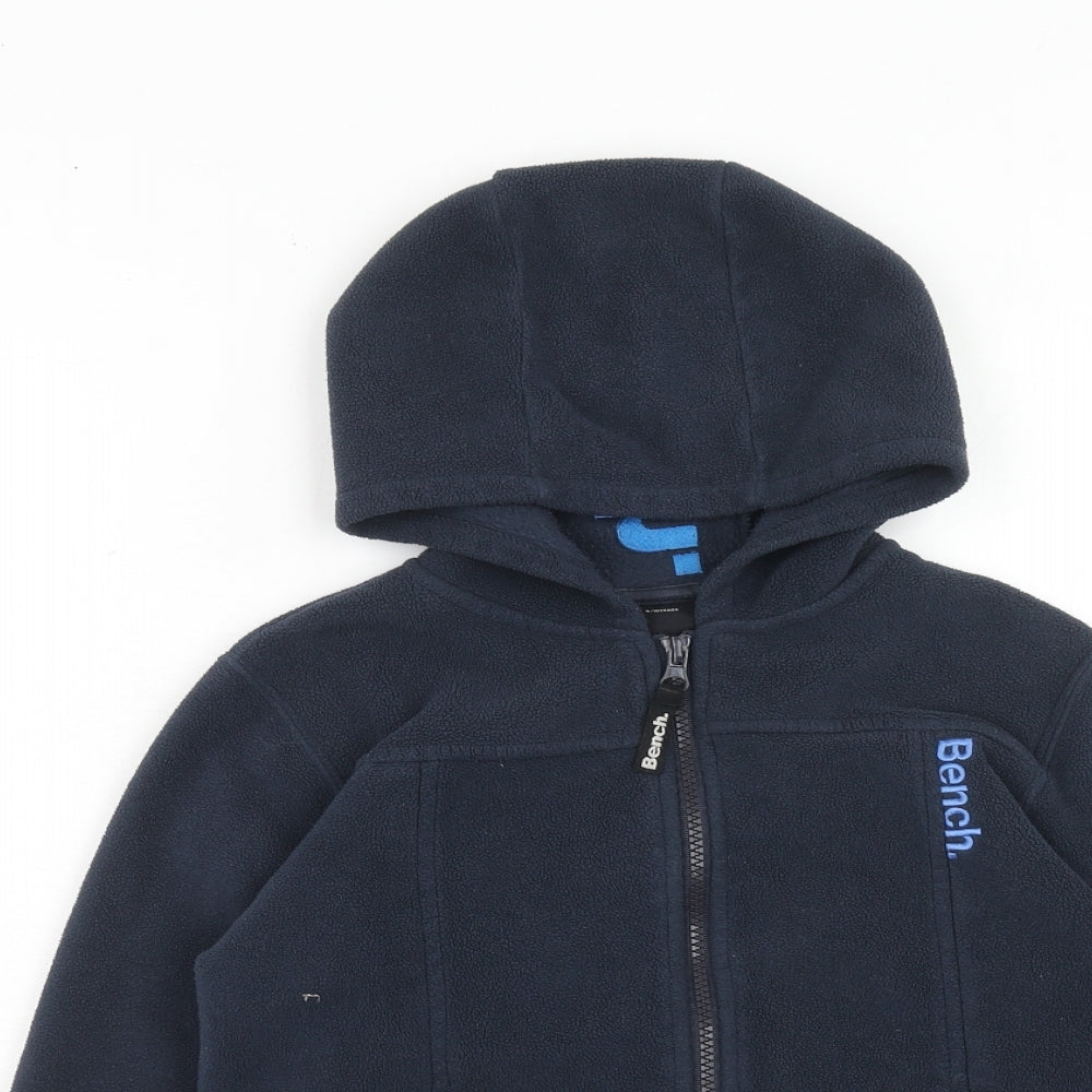 Bench Boys Blue Jacket Size 9-10 Years Zip
