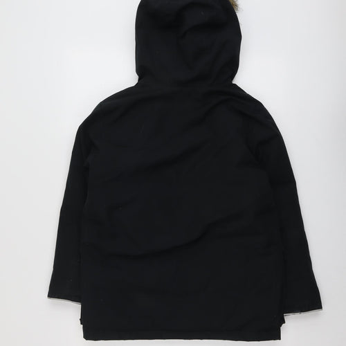 Gap Boys Black Jacket Size 10-11 Years Zip