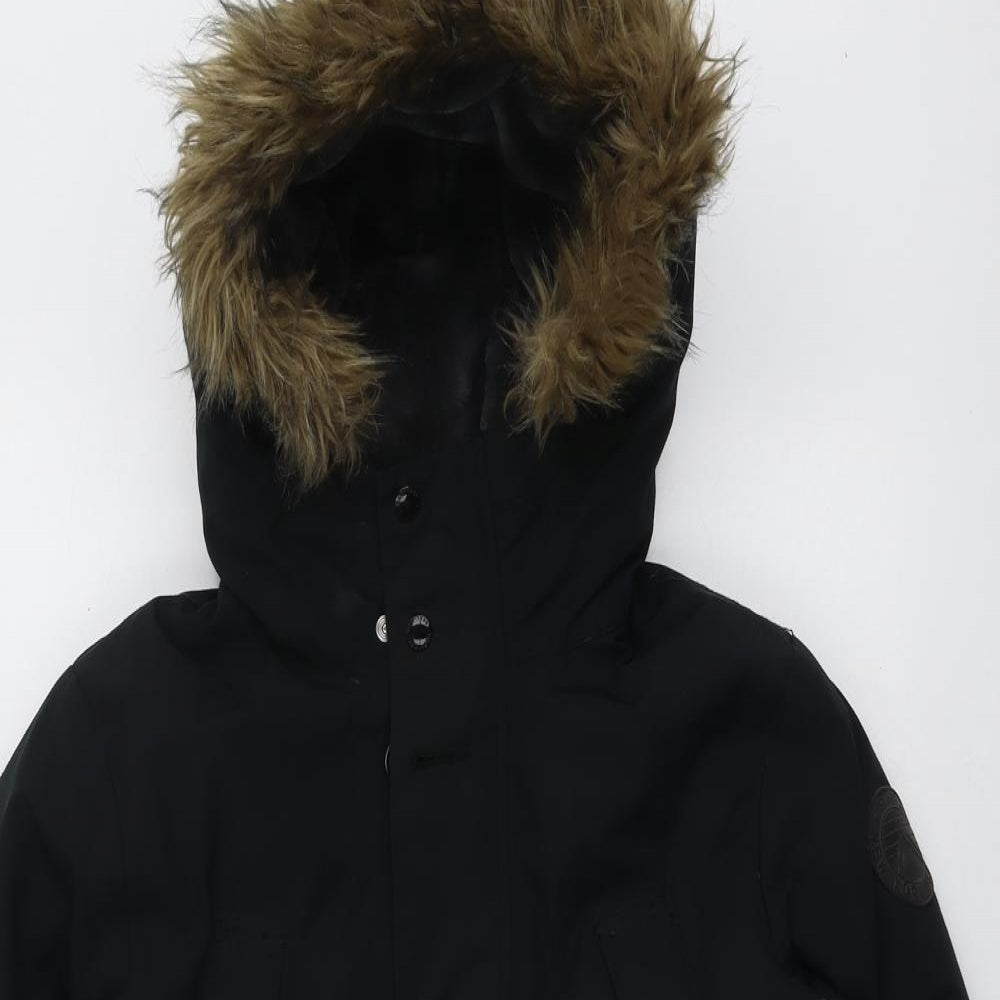 Gap Boys Black Jacket Size 10-11 Years Zip