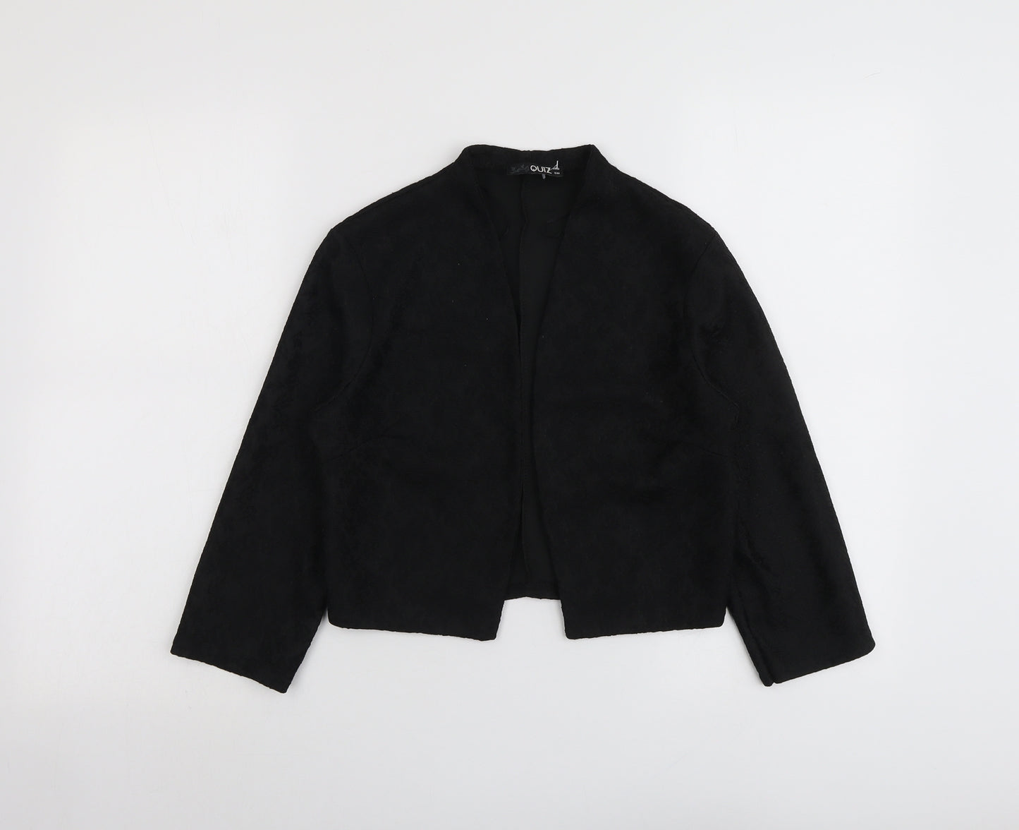 Quiz Womens Black Jacket Blazer Size 12