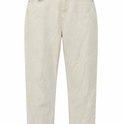 Missguided Womens Beige Cotton Mom Jeans Size 30 in L25 in Regular Button