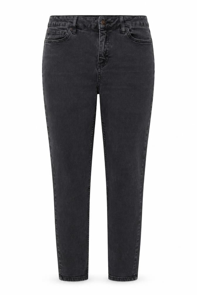 New Look Womens Grey Cotton Skinny Jeans Size 14 L25 in Regular Button