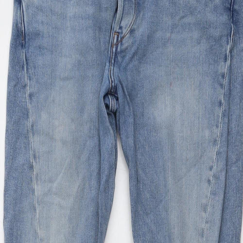 Levi's Mens Blue Cotton Straight Jeans Size 30 in L30 in Regular Button