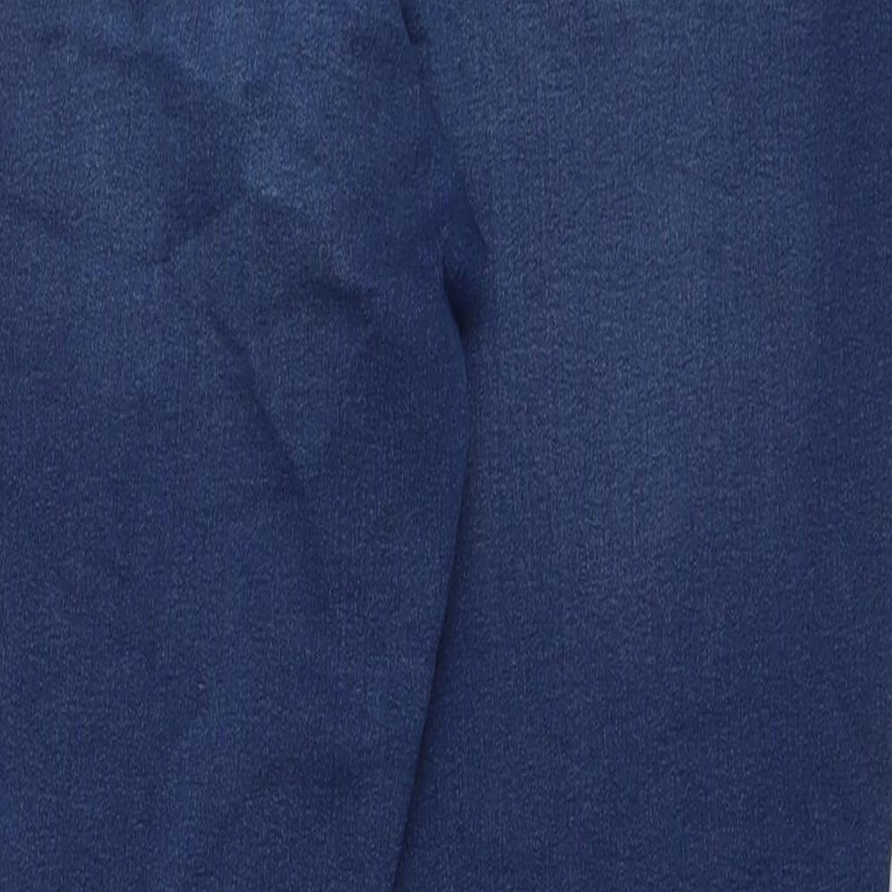 Marks and Spencer Womens Blue Cotton Jegging Jeans Size 16 L27 in Regular