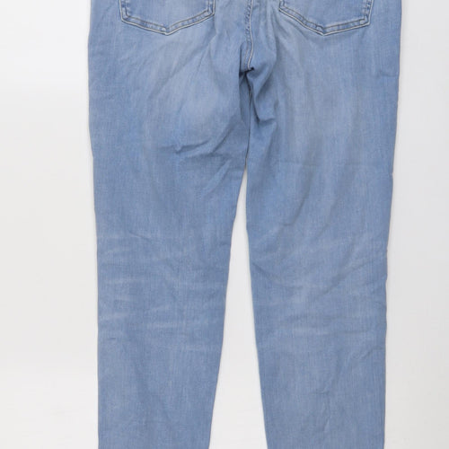 Unqilo Womens Blue Cotton Skinny Jeans Size 29 in L28 in Regular Button