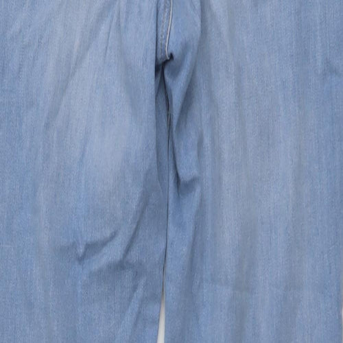 Unqilo Womens Blue Cotton Skinny Jeans Size 29 in L28 in Regular Button