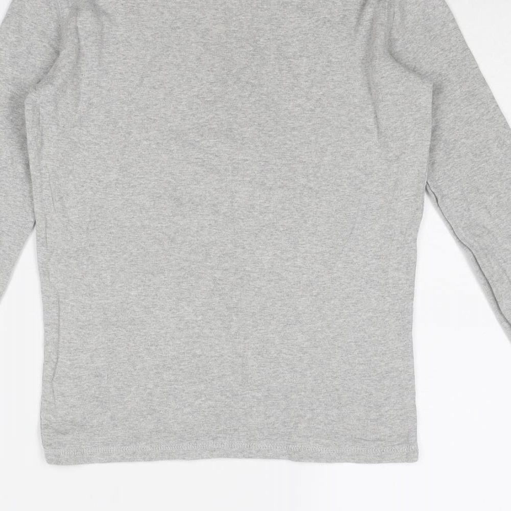 Boden Girls Grey Cotton Basic T-Shirt Size 14 Years Round Neck Pullover - Guinea Pig